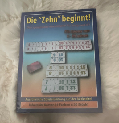 Die Zehn beginnt Kartenspiel, Zahlen, Strategie, ab 8 Jahren, Komplettspiel
