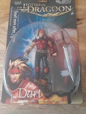 Seltene Legend Of The Dragoon Dart Figur Blue Box *einige Beschädigungen bitte lesen*