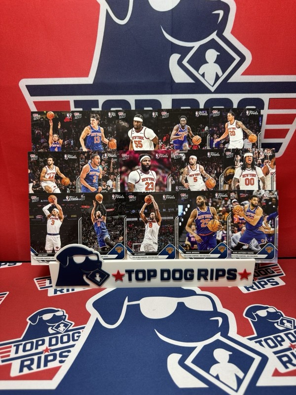 2025 Topps NOW New York Knicks Team Set NBA Finals Champs 15 Cards READY TO SHIP