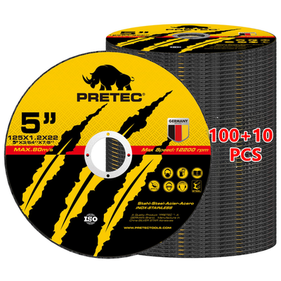 #ad 110 Pack 5 x 7 8 in Cut Off WheelsProfessional Cutting Discs for Angle Grinder $95.99