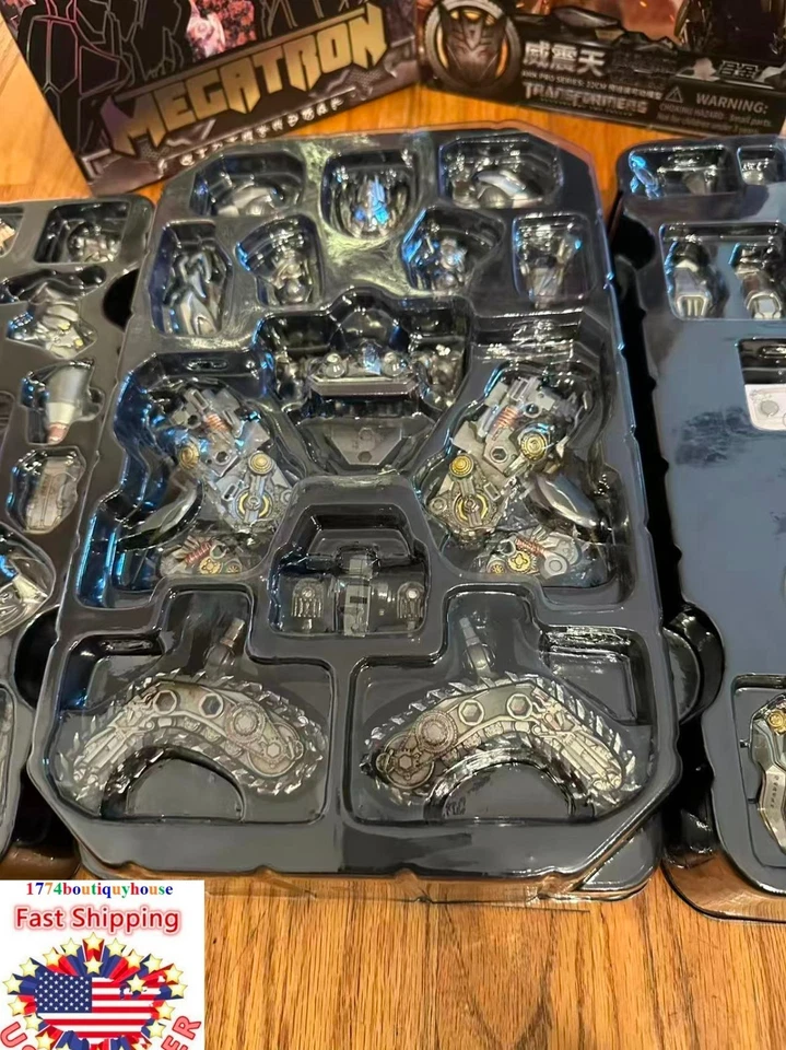 NEW BOX YOLOPARK Transformers Movie 2 Megatron AMK PRO 9" Model Kit ALLOY USA - Image 3 of 4