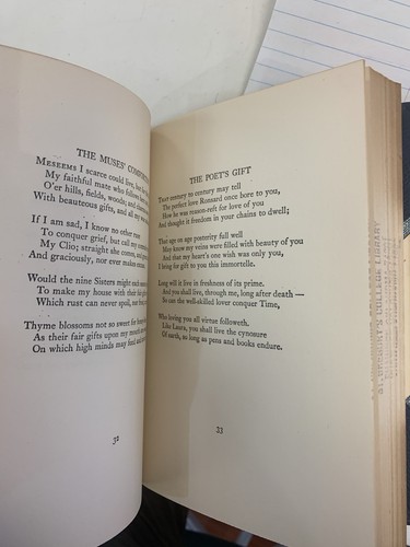 Songs Sonnets Ronsard - Curtis Hidden Page - 1924 - Nice Rare Signed - Picture 10 of 10