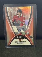 2025-26 Upper Deck Allure Hockey Kevin Korchinski #90 Red Rainbow Auto