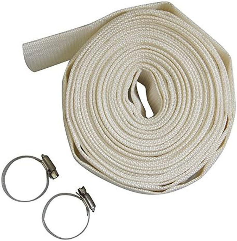 KATSU Tubo Flessibile Di Scarico Piatto 10 M X 38 Mm, Inodore, Con 2 Clips per P