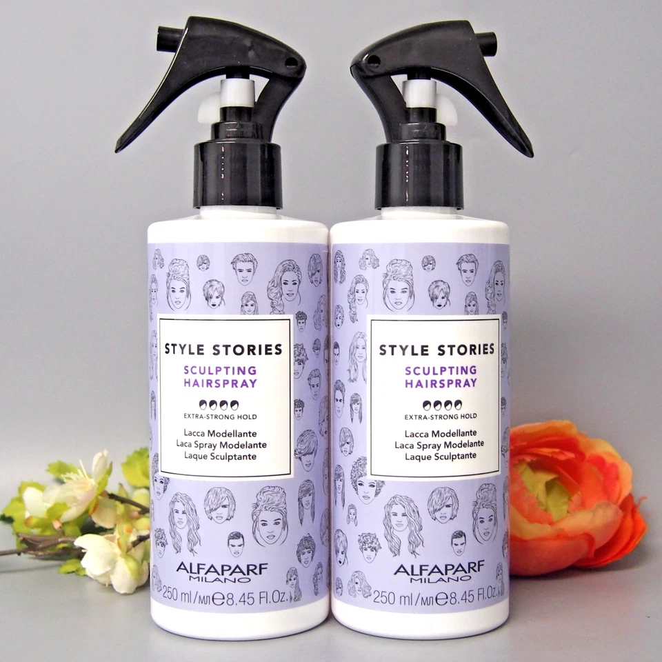2 PACK Alfaparf Milano Style Stories Sculpting Hairspray 8.45oz / 250ml - Image 3 of 3