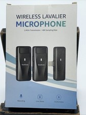 Wireless Lavalier Microphone for iPhone - Android Phone/Camera/Computer/Lapto...