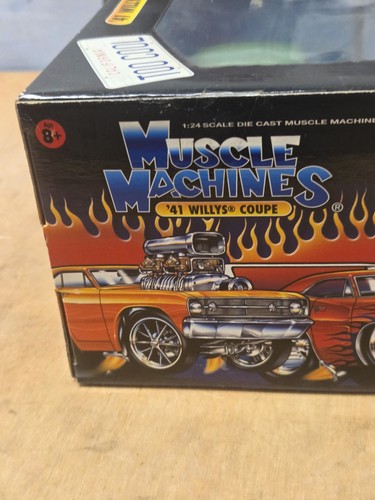 Muscle Machines 1:24 green ‘41 Willys Coupe Diecast California Too Cool - Picture 4 of 7
