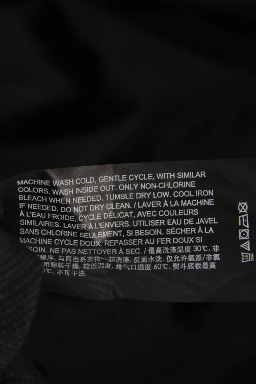 Theory Mens Black Solid Collared Short Sleeve Pim… - image 5