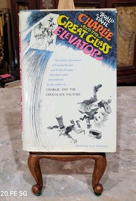 VG 1st Edition / Printing Charlie and the Great Glass Elevator Roald Dahl  HC DJ