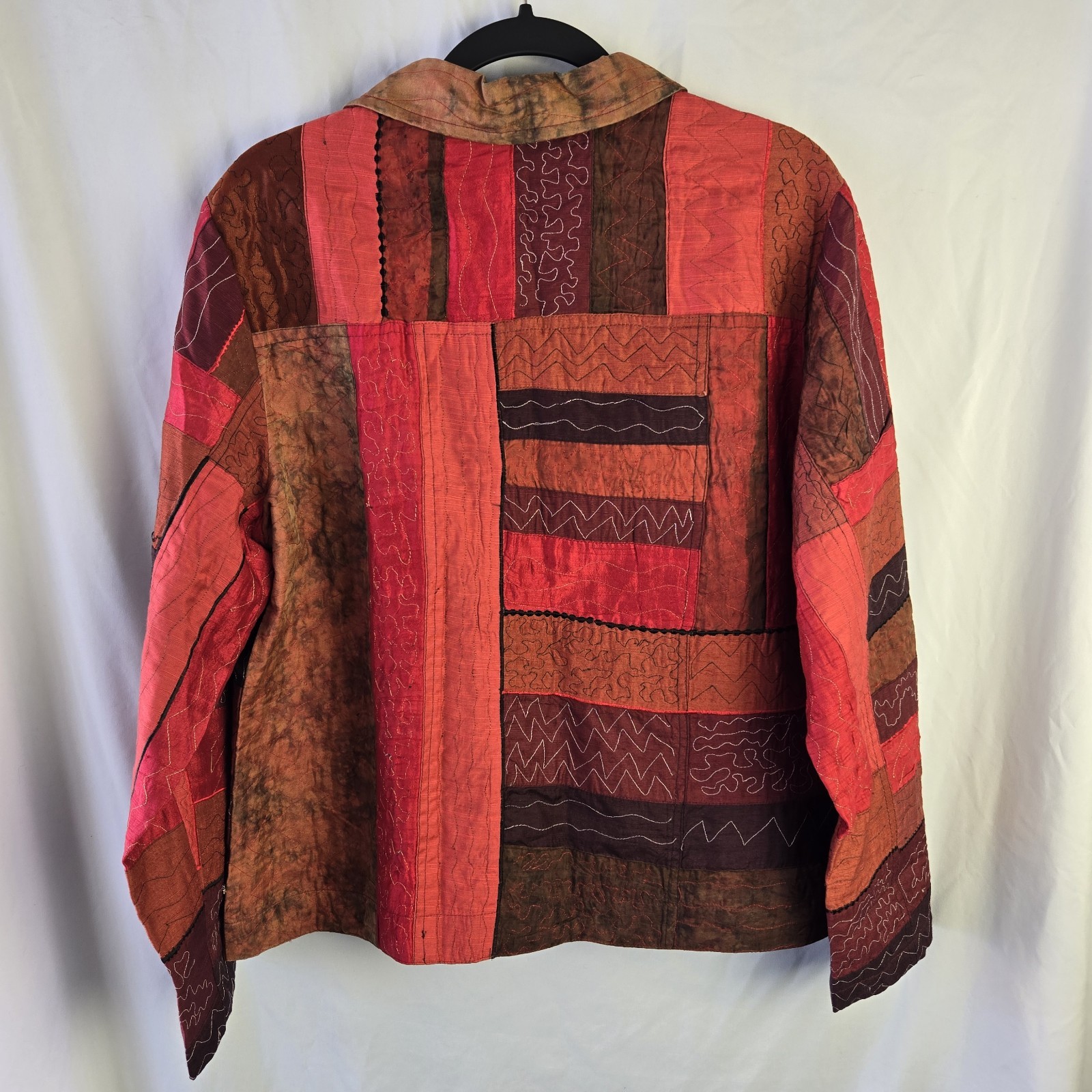 Drapers & Damons Embroidered Patchwork Jacket But… - image 4