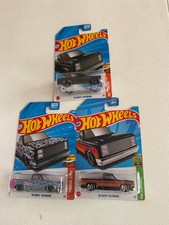 Hot Wheels Hot Trucks/Truckin' Along/Slammed '83 Chevy Silverado Lot of 3 D59