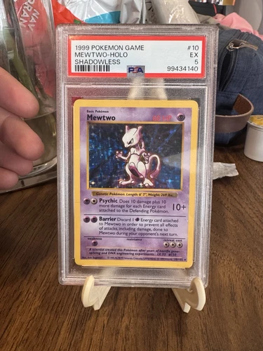 Base Set Shadowless Mewtwo 10/102 PSA 5
