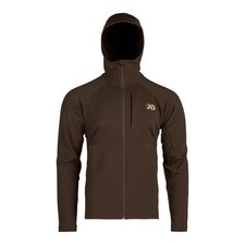 First Lite Men's Rugged Wool Full-Zip Jacket, Terra Brown, SHIPS FROM PA, NEW