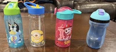 Set Of 4 Misc Children Reusable Water Bottles
