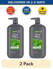 Dove Men Care Body Face Wash Extra Fresh 30 fl oz 2 Pack Free Shipping