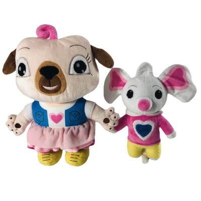 New Chip And Potato Plush Toys Doll Stuffed Animal Cartoon Pug Dog And Mouse Plu