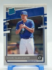 Shun Yamaguchi 2020 Panini Donruss Optic - Rated Rookie #95 (RC) - Blue Jays