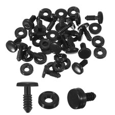 12mm Doll Joints, 20Set Plastic Removable Animal Joints Parts, Black