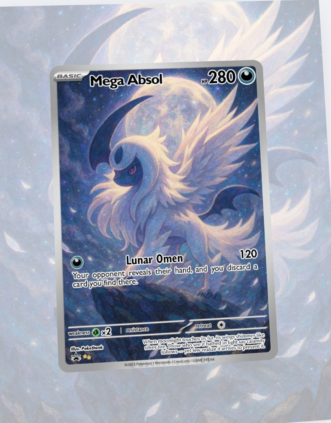 Custom TCG Fan Art Card Mega Absol