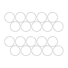 24 Pcs Metal Hoops for Crafting Macrame Plant Hanger Dream Catcher Frame Ring