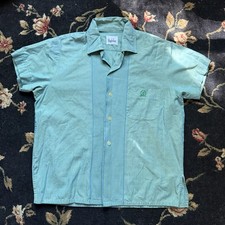 1950s/1960s Cotton Loop Collar Shirt Rockabilly