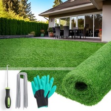 Artificial Turf Grass Outdoor Indoor 3ft x 5ft, Fake Grass Synthetic Realisti...