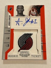 2010-11 Contenders Armon Johnson Team Logo Rookie Patch Auto White E1