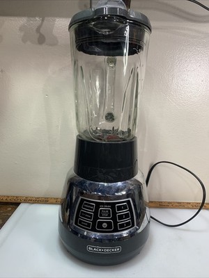 BLACK+DECKER BL1400 Stainless Steel Blender w Cyclone Glass Pitcher smoothie