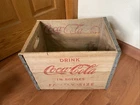 Vintage 1963 Chattanooga Family Sized Coca-Cola (Coke) Wood Crate Box 16.5x12x12