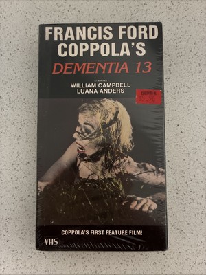 Dementia 13 (VHS 1985) 1963 Francis Coppola Roger Corman CULT HORROR Sealed HTF