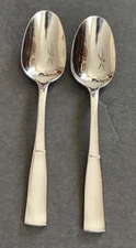 Oneida DU PARC Stainless Flatware 2 Teaspoon Lot 18/10 Vietnam 6-3/8" Cube Mark