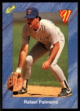 Rafael Palmeiro 1991 Classic I #T85 Rangers MLB READ FREE SHIPPING AutographDen