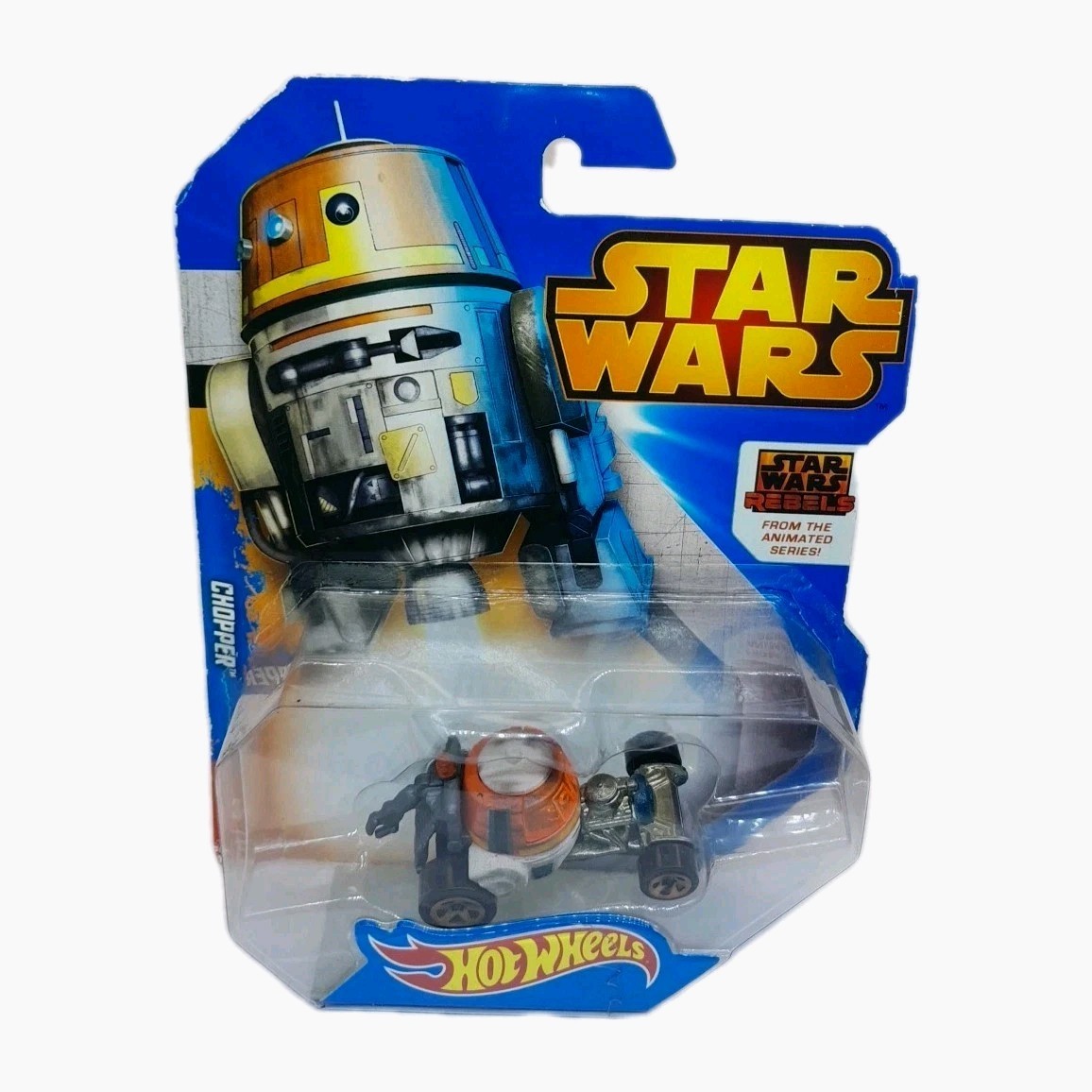 2014 Hot Wheels Star Wars Rebels Chopper Droid Character Car Lucasfilm Starwars