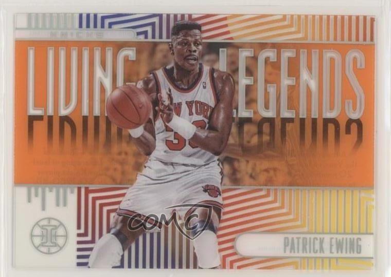 2019-20 Panini Illusions Living Legends Orange Patrick Ewing #17 HOF 0k8