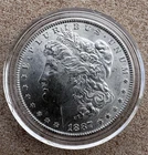 1887 P Morgan Dollar BU. Mint Luster. MS plus. High Grade