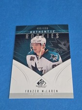 FRAZER MCLAREN - 2009-10 UPPER DECK SP GAME USED ROOKIE RC CARD #163  /699. rookie card picture