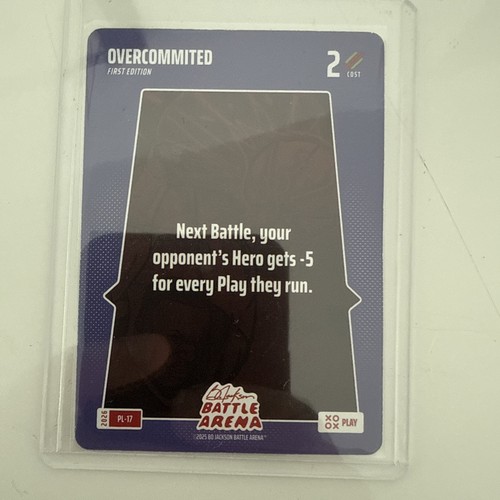 2026 Bo Jackson Battle Arena Overcommited SP Play #PL-17 Griffey Edition