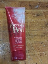 NEW BATH  BODY WORKS FOREVER RED ULTRA SHEA BODY CREAM 8 Oz. FREE SHIPPING 