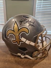 Rashid Shaheed Signed New Orleans Saints F/S Flash  Replica Helmet. Beckett COA