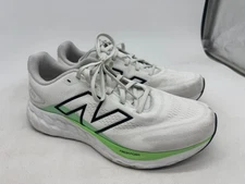 New Balance Fresh Foam 680v8 Running Sneakers Mens White Green Low Top - 11 WIDE