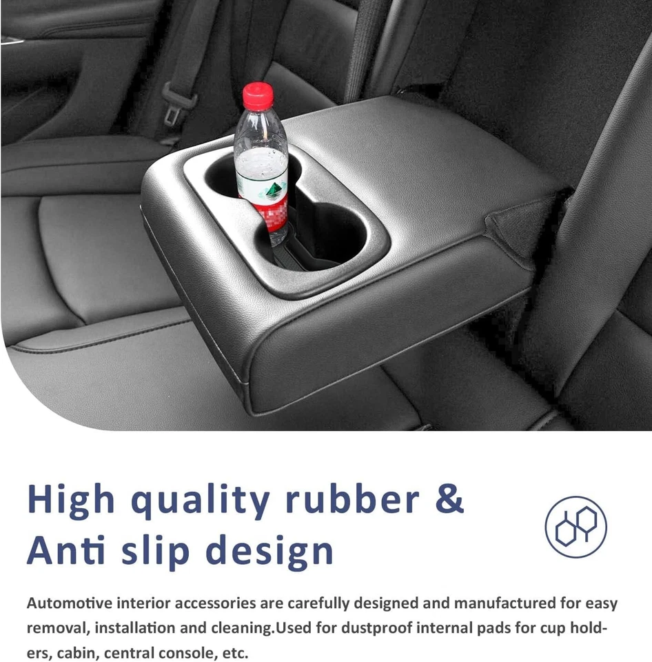 Auovo Cup Holder Insert for Chevrolet Chevy Malibu 2017-2023 Coaster Accessories - Image 4 of 4