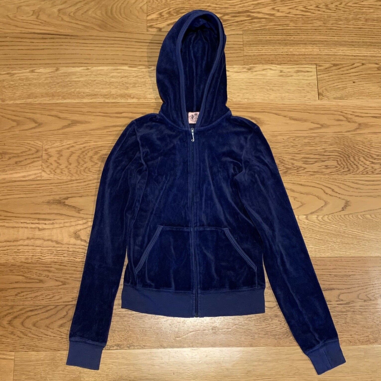 Juicy Couture Velour Tracksuit Jacket Blue Full Zip H… Gem