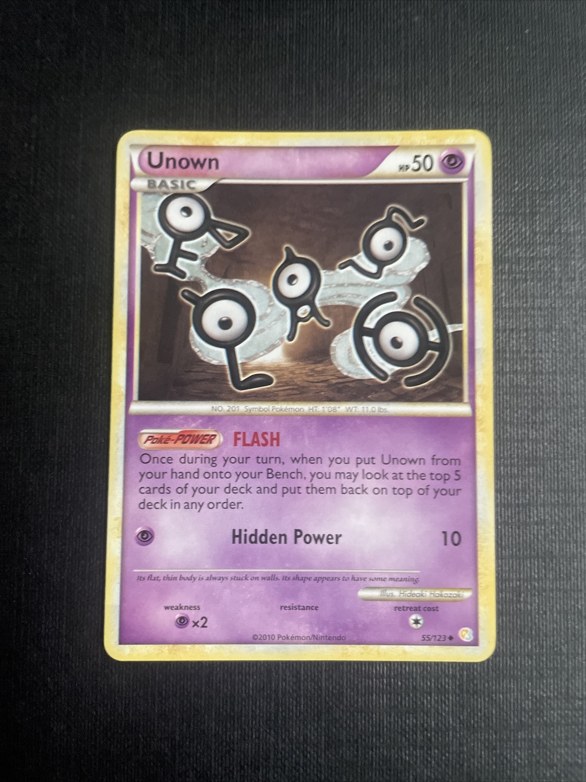 Pokémon TCG - Heartgold & Soulsilver - Unown - 55/123 NM