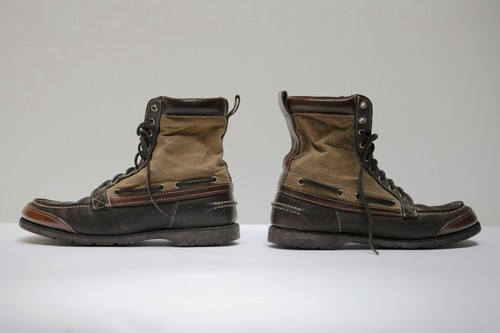 Botas Filson x Sebago Upland Osmore - Cuero y tela de hojalata Vibram para hombre 10D 43EU - Imagen 4 de 8