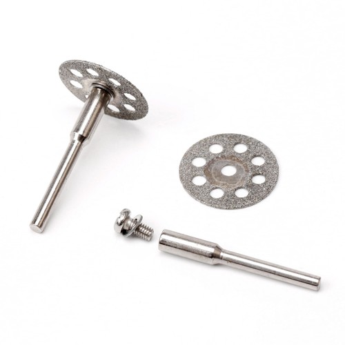 10Pcs 20-30mm Diamond Coated Cutting Wheel Rotary Blades Cut-off Disc Shank 1/8" - Picture 21 of 48