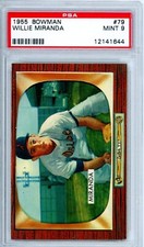 1955	Bowman	Willie	Miranda	79	PSA 9	Orioles