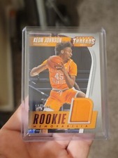 💥Keon Johnson💥 2021-22 Chronicles Threads Rookie Memorabilia RED # /199
