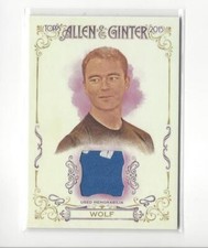 2015 Topps Allen and Ginter Relics Robb Wolf RELIC