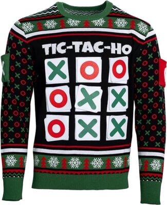 Adult Tic Tac Ho Festive Holiday Party Game Interactive Ugly