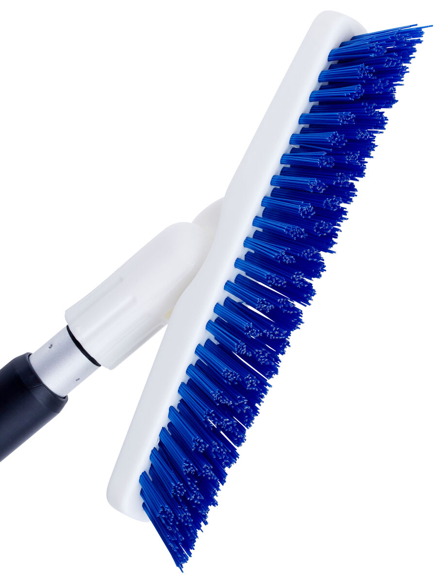 Elitra Home Grout Brush Scrubber Head V-Shaped Twist-On Attachment Tough Bristles for Narrow & Wide Kitchen Shower Tub Tile Surfaces
